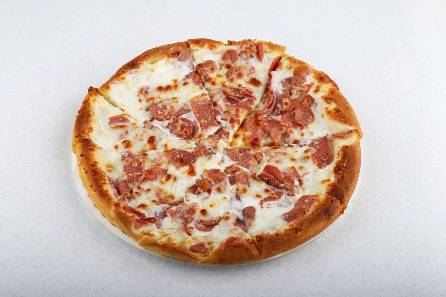 Hot Dog  With Cream Cheese Pizza - Large