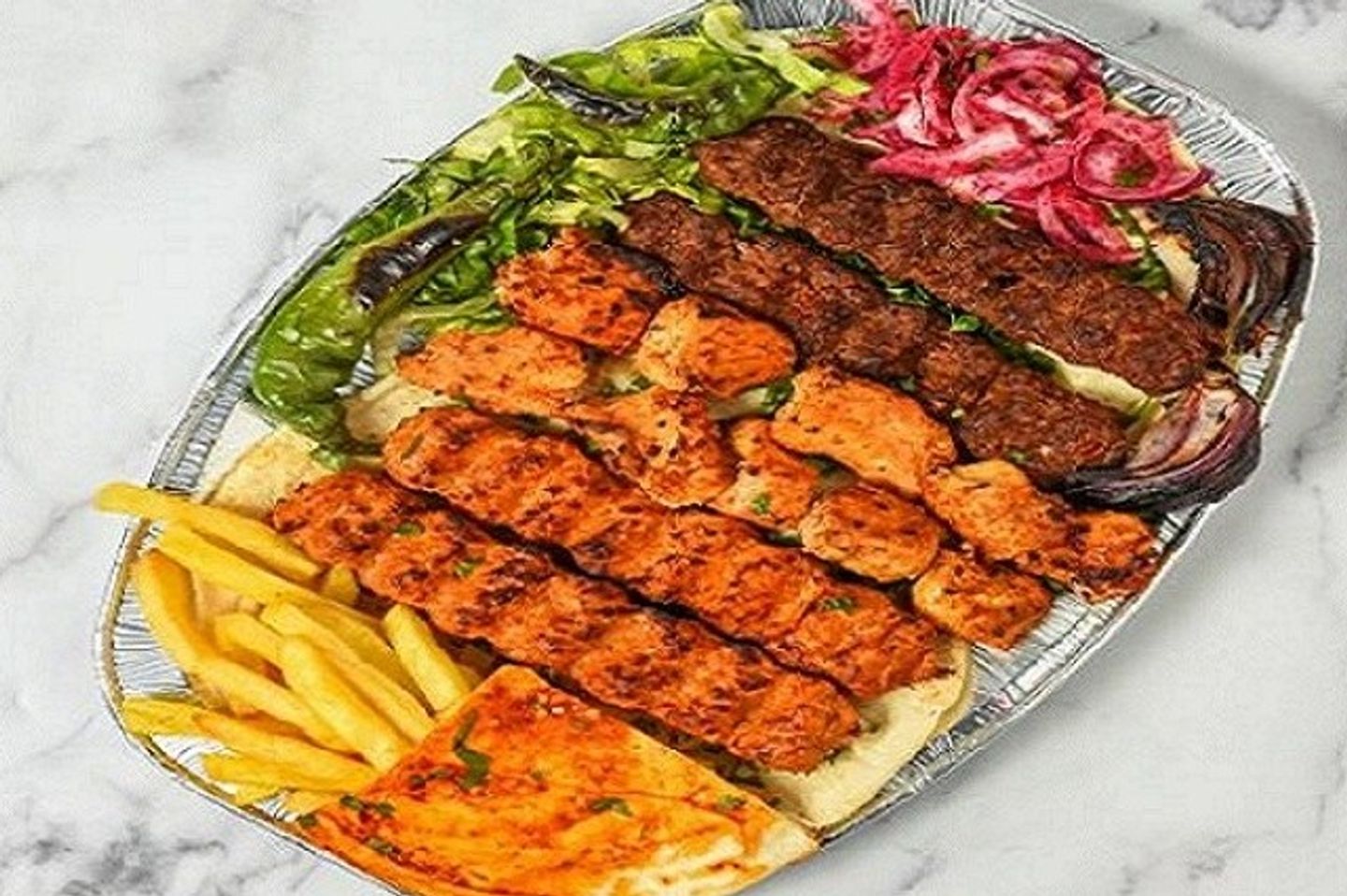 Mix Grill - Three Skewers Grilled Mix