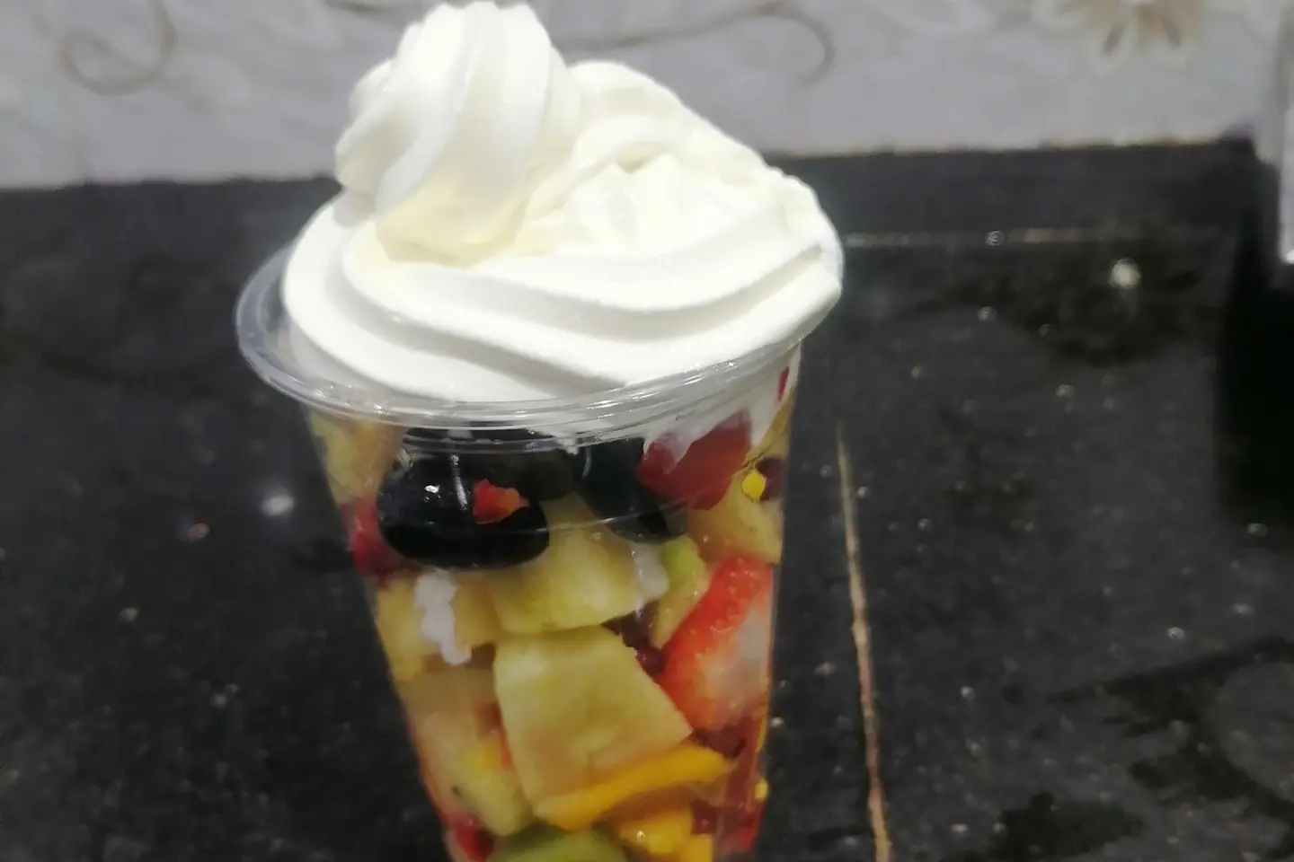 Fruit Salad With Ice Cream - As Forget About It Going To I