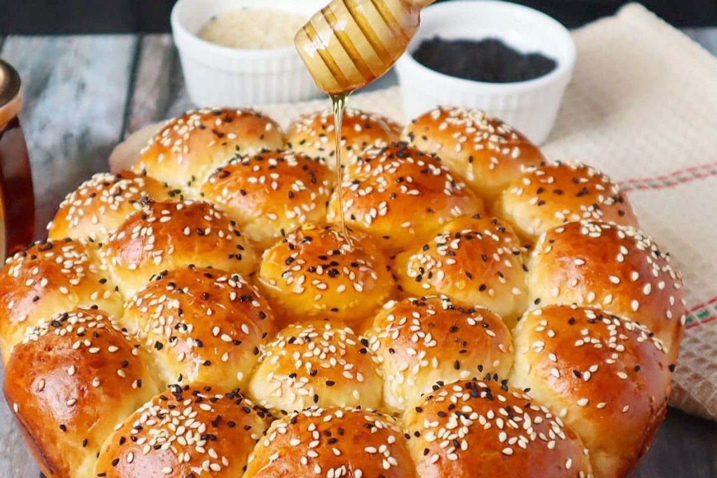 خلية نحل عسل - وسط