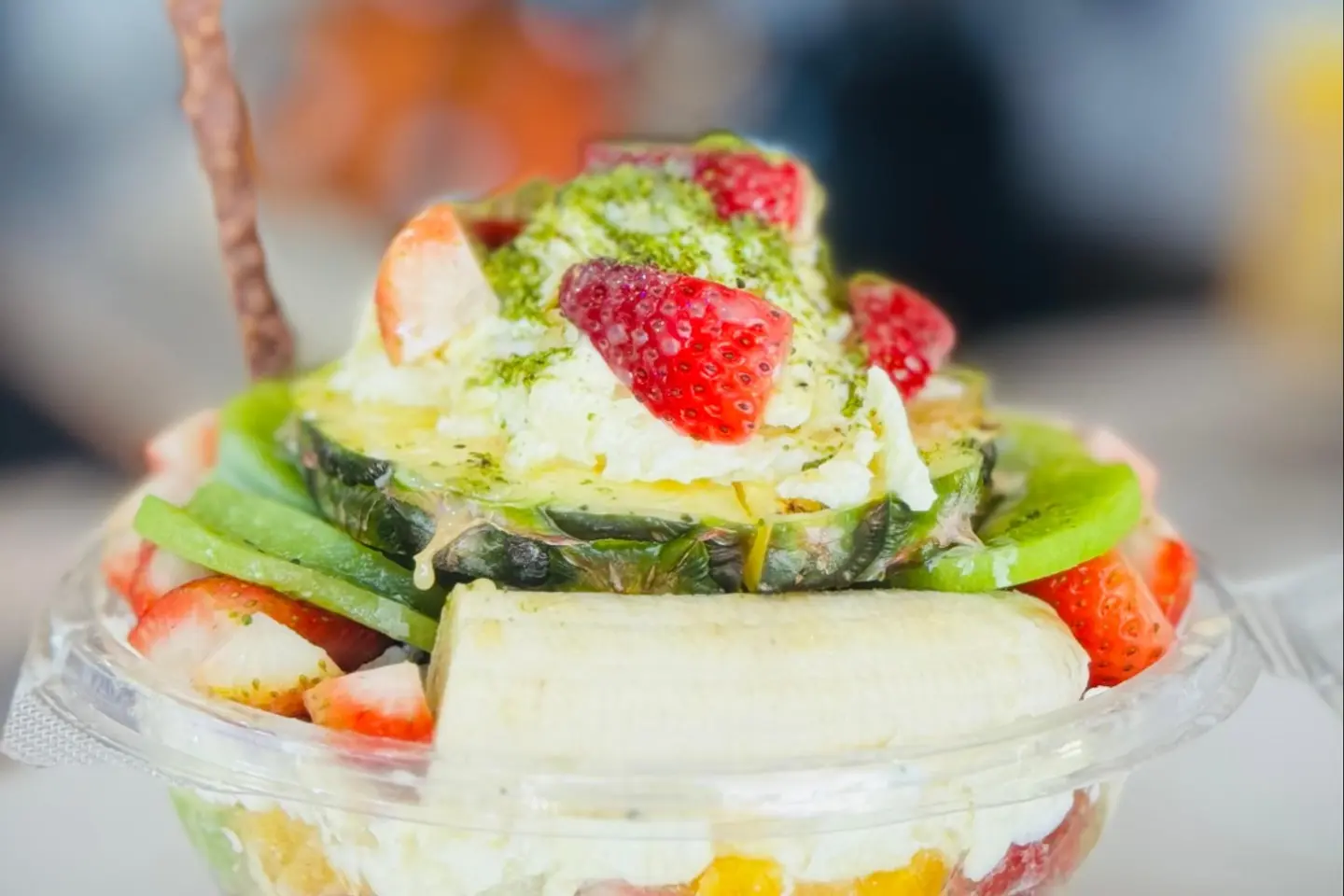 Fruit Plate With Cream - Size