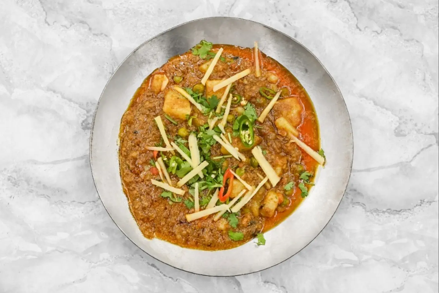 Minced Meat Stew With Peas - Small
