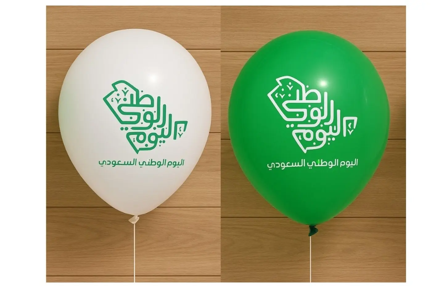بالون اليوم الوطني ١٢ - ابيض