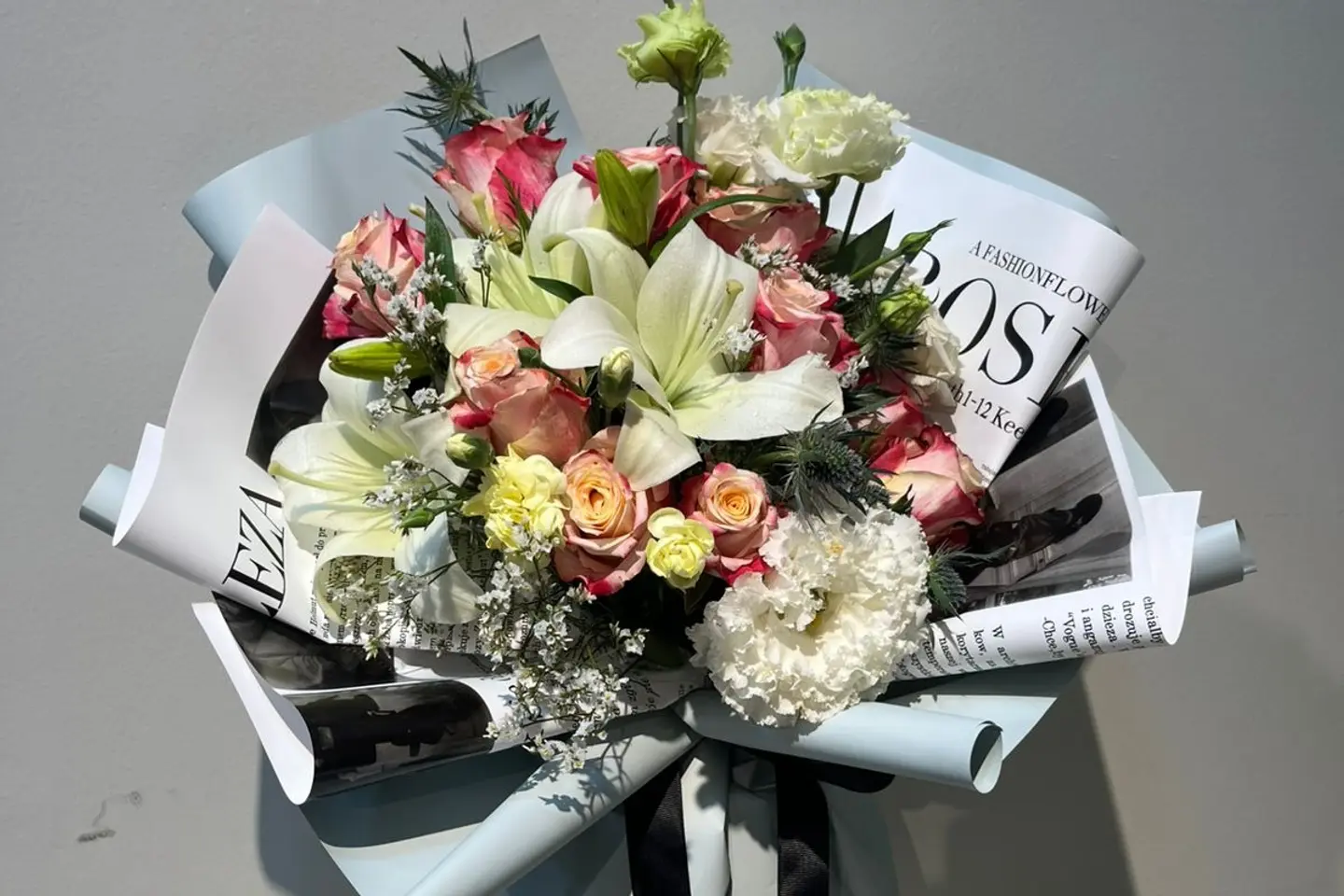 باقة مكس - باقة متوسطة بنفس حجم الصورة