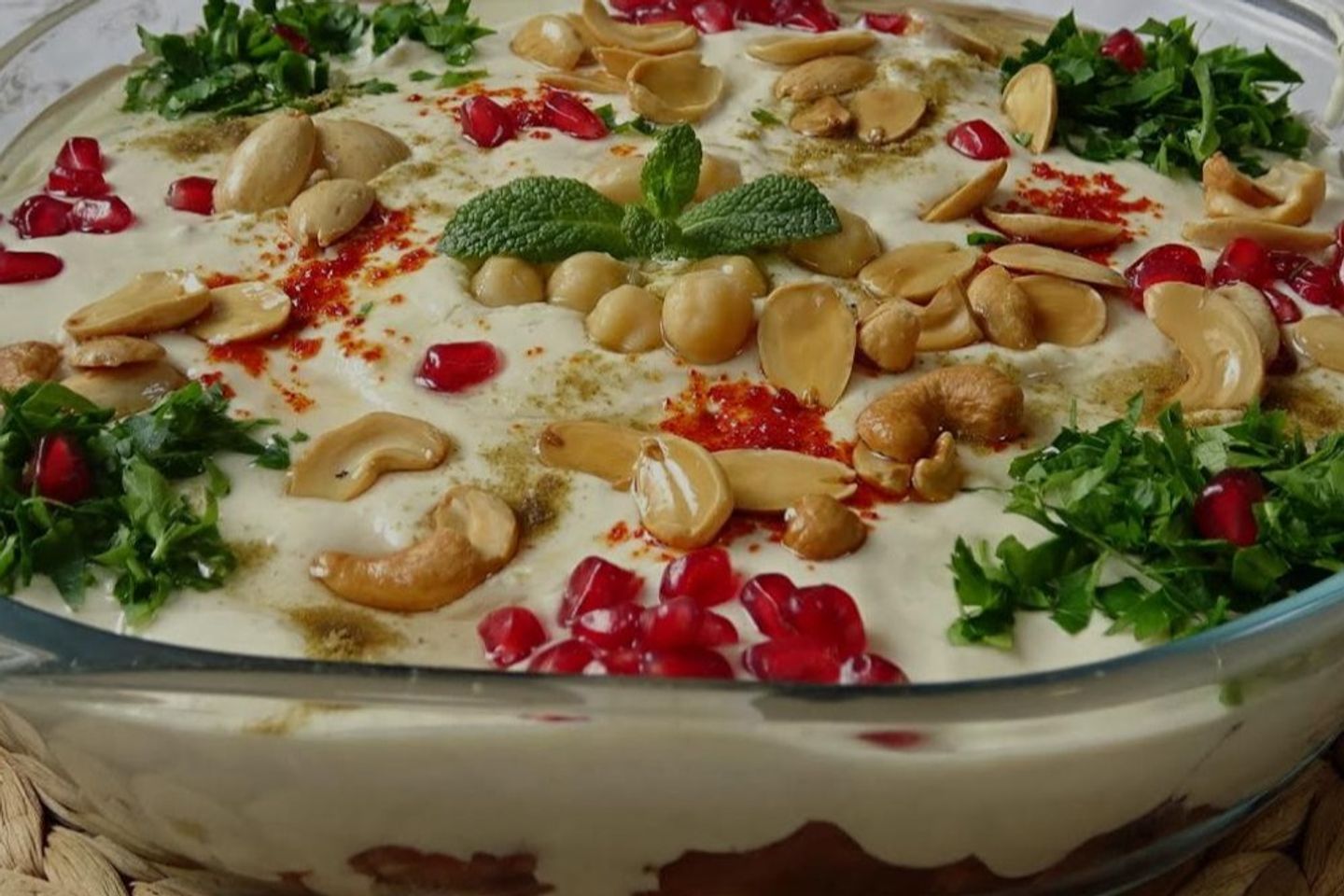 Syrian Fatteh With Nuts - Small