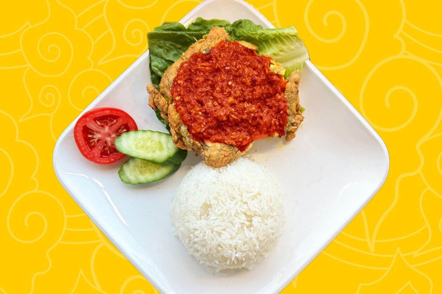 Ayam Geprek - Sambel Merah