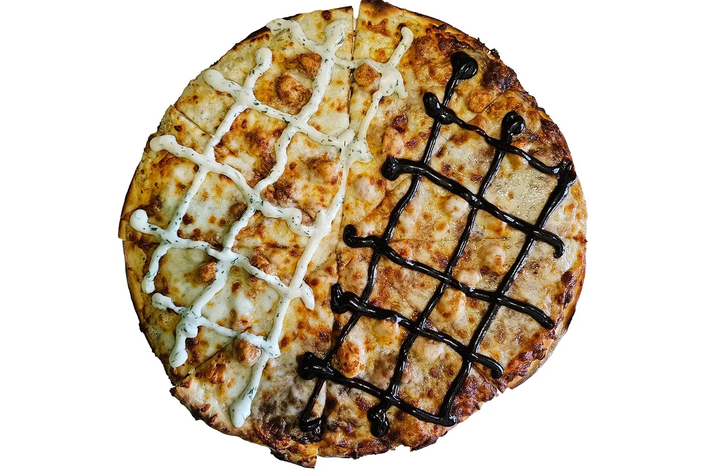 بيتزا نصفين - وسط