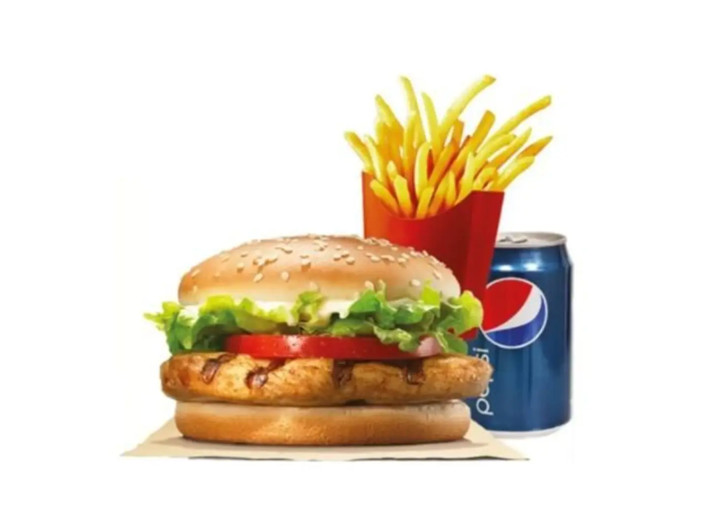 Chicken Burger Meal - Regular