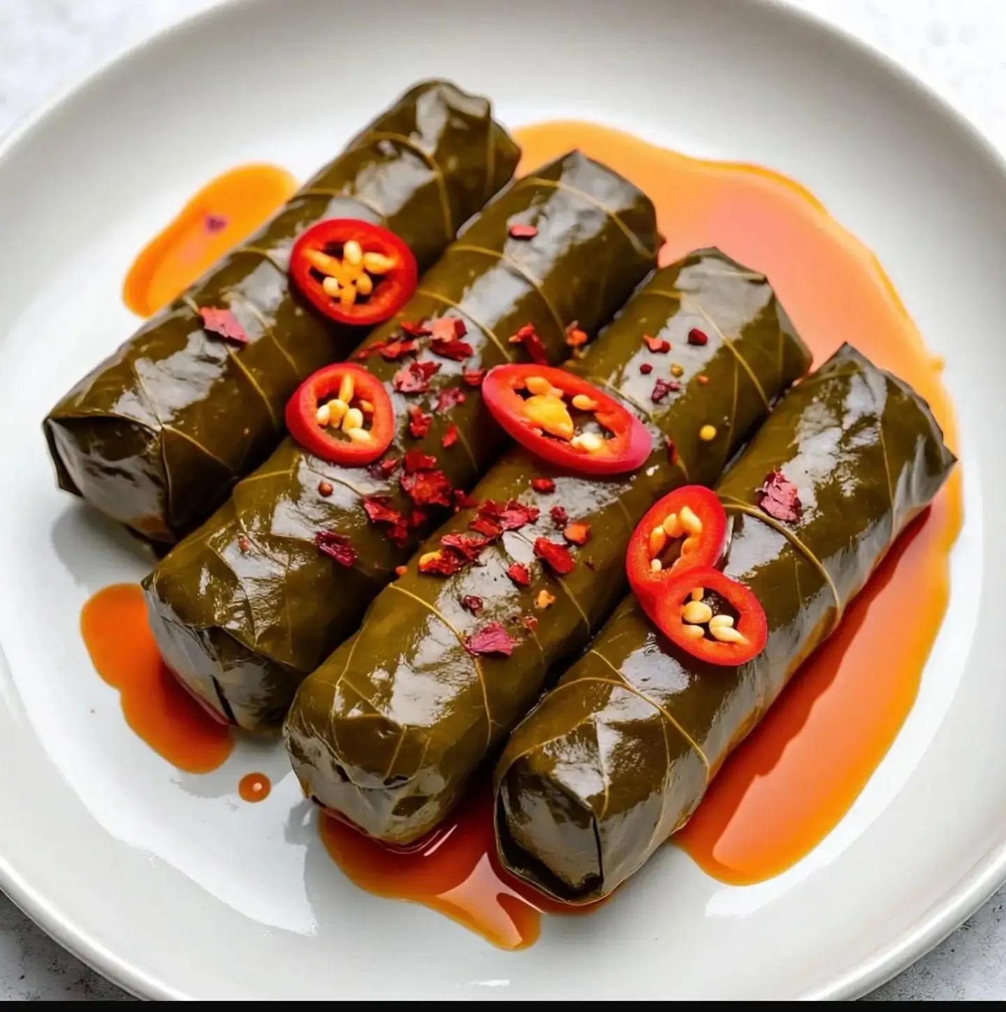 Spicy Stuffed Grape Leaves - Small Size 10 Tablets