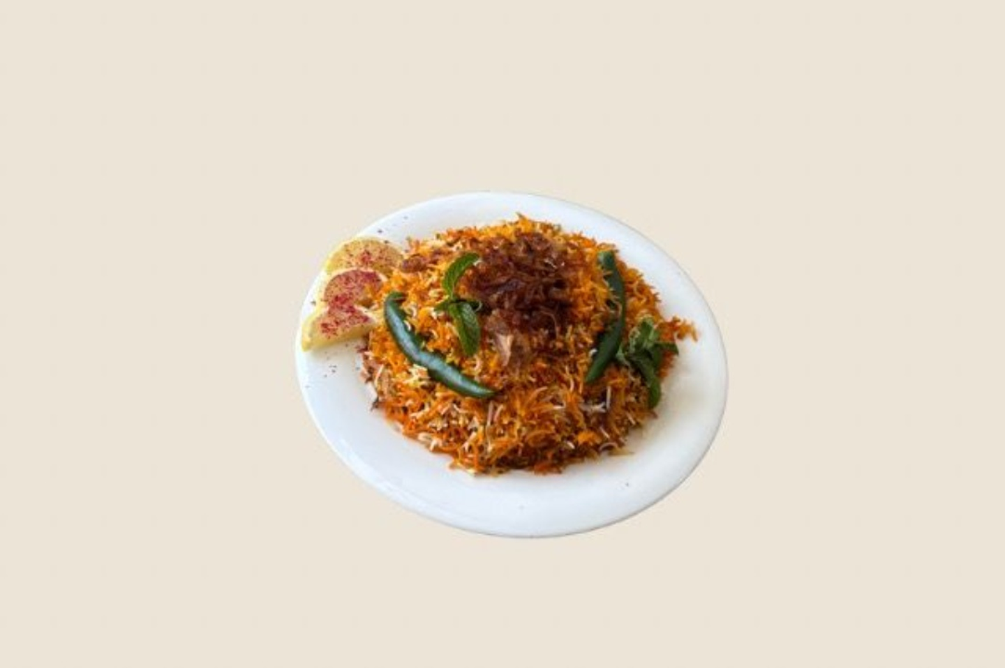 برياني دجاج - نص حبة برياني دجاج