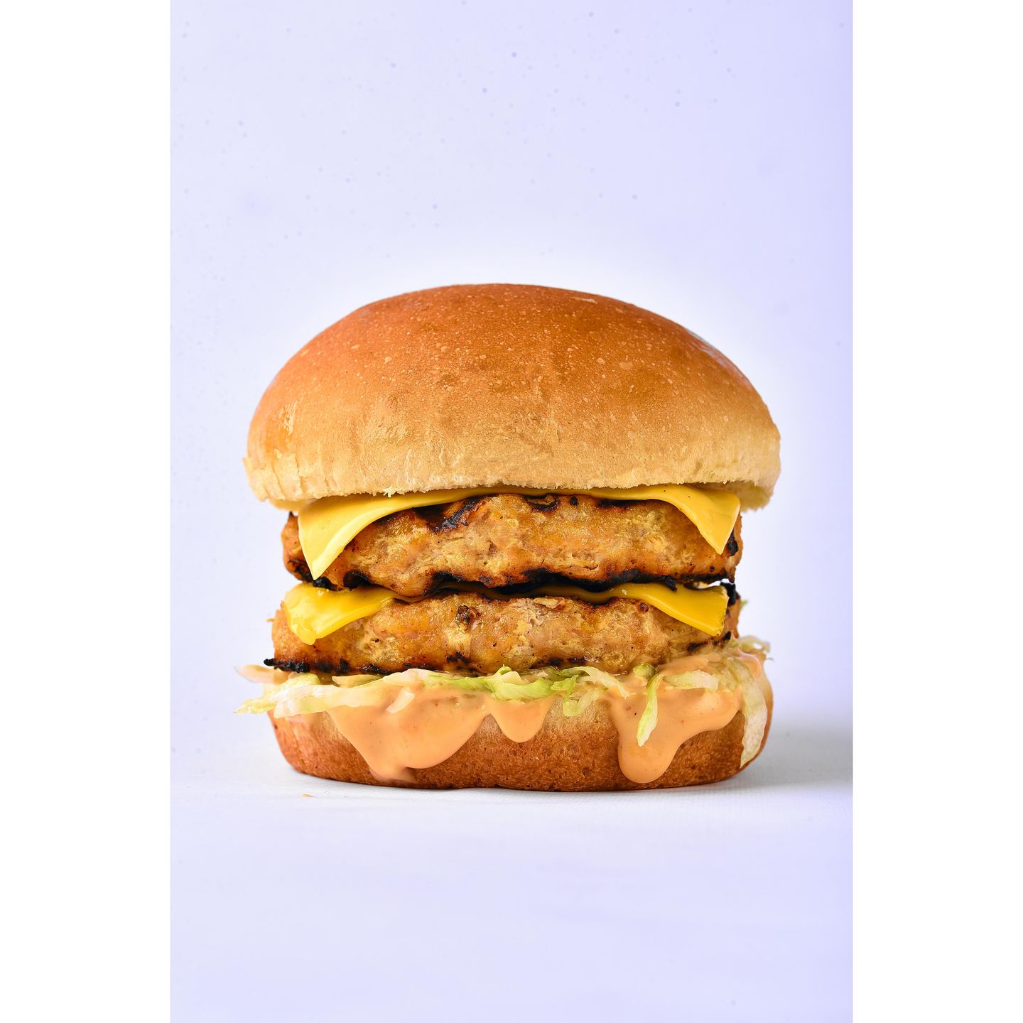 Double Chicken Burger - Normal