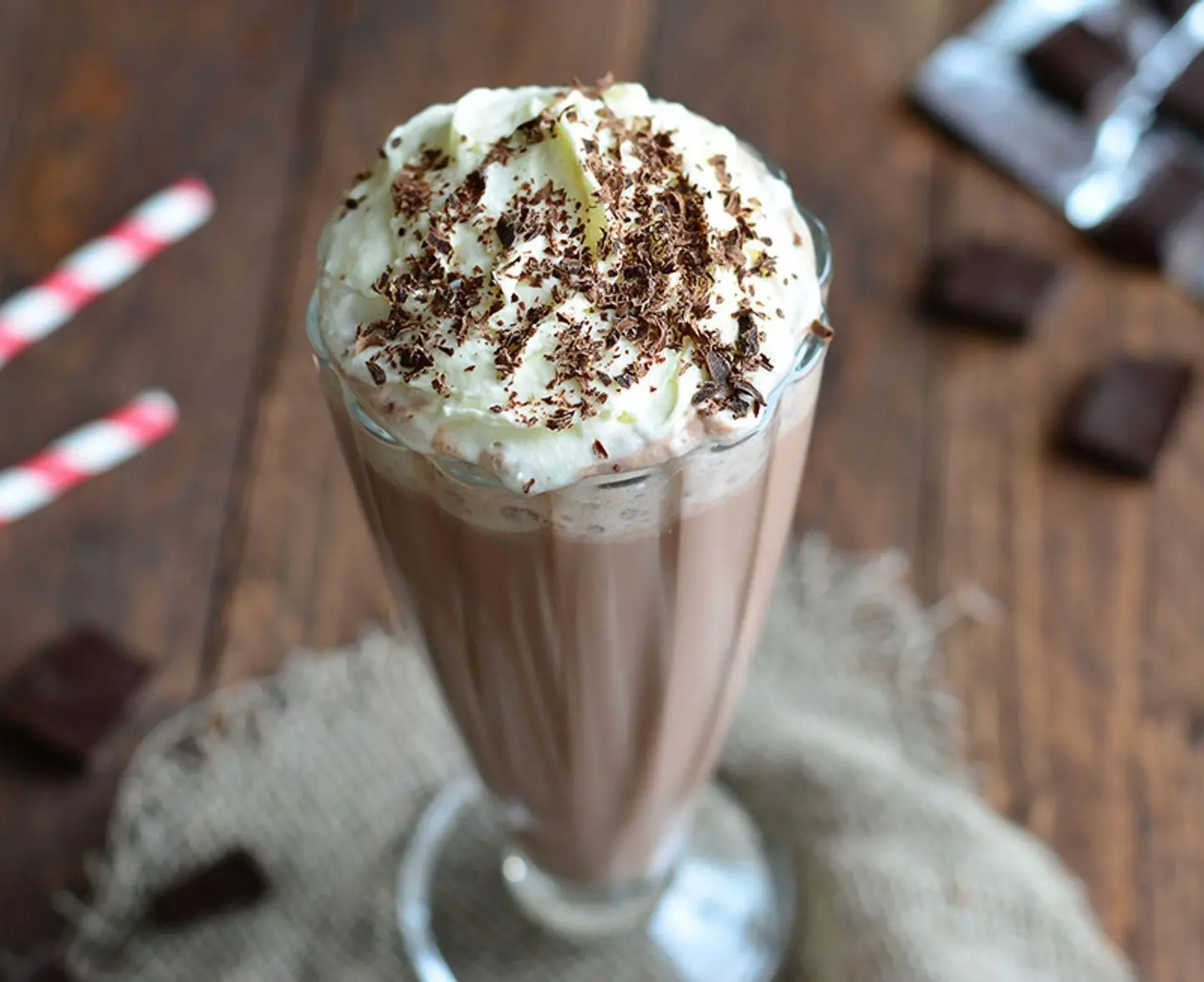 ميلك شيك شوكولاتة - صغير