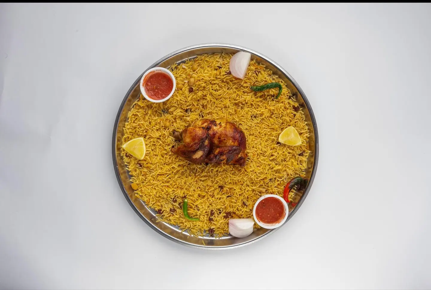 Half A Chicken Barbecue - Bukhari Rice