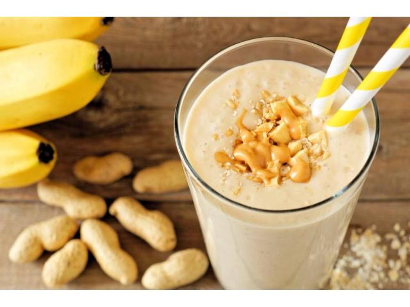 Banana With Milk With Nuts - Medium