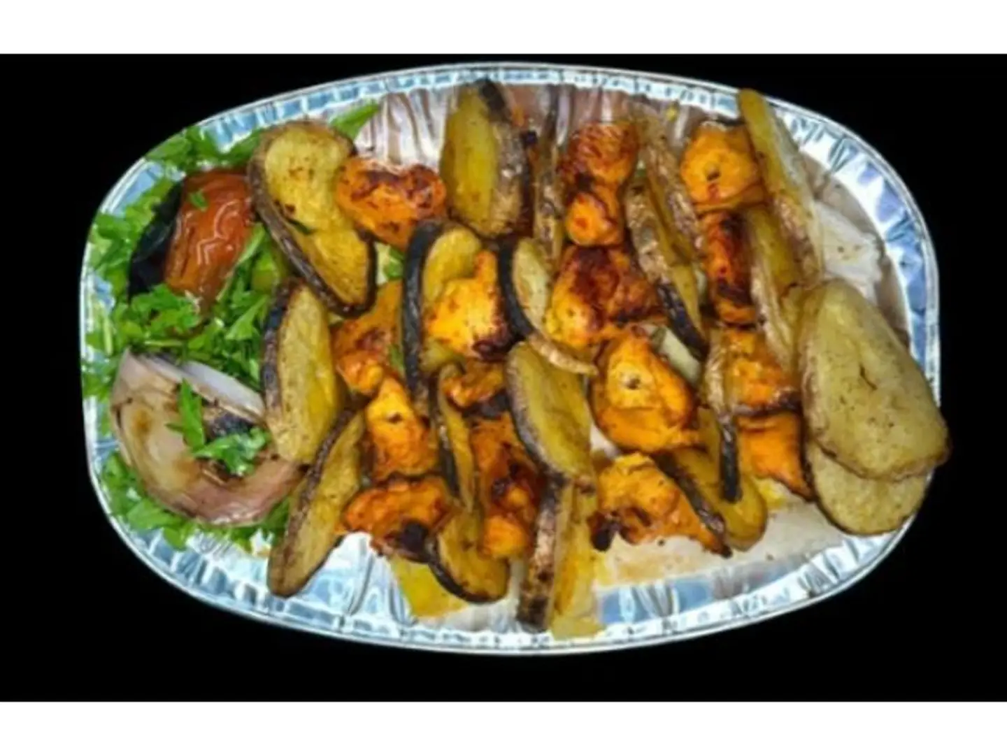 Potato Shish Plate - Small Potato Shish Plate