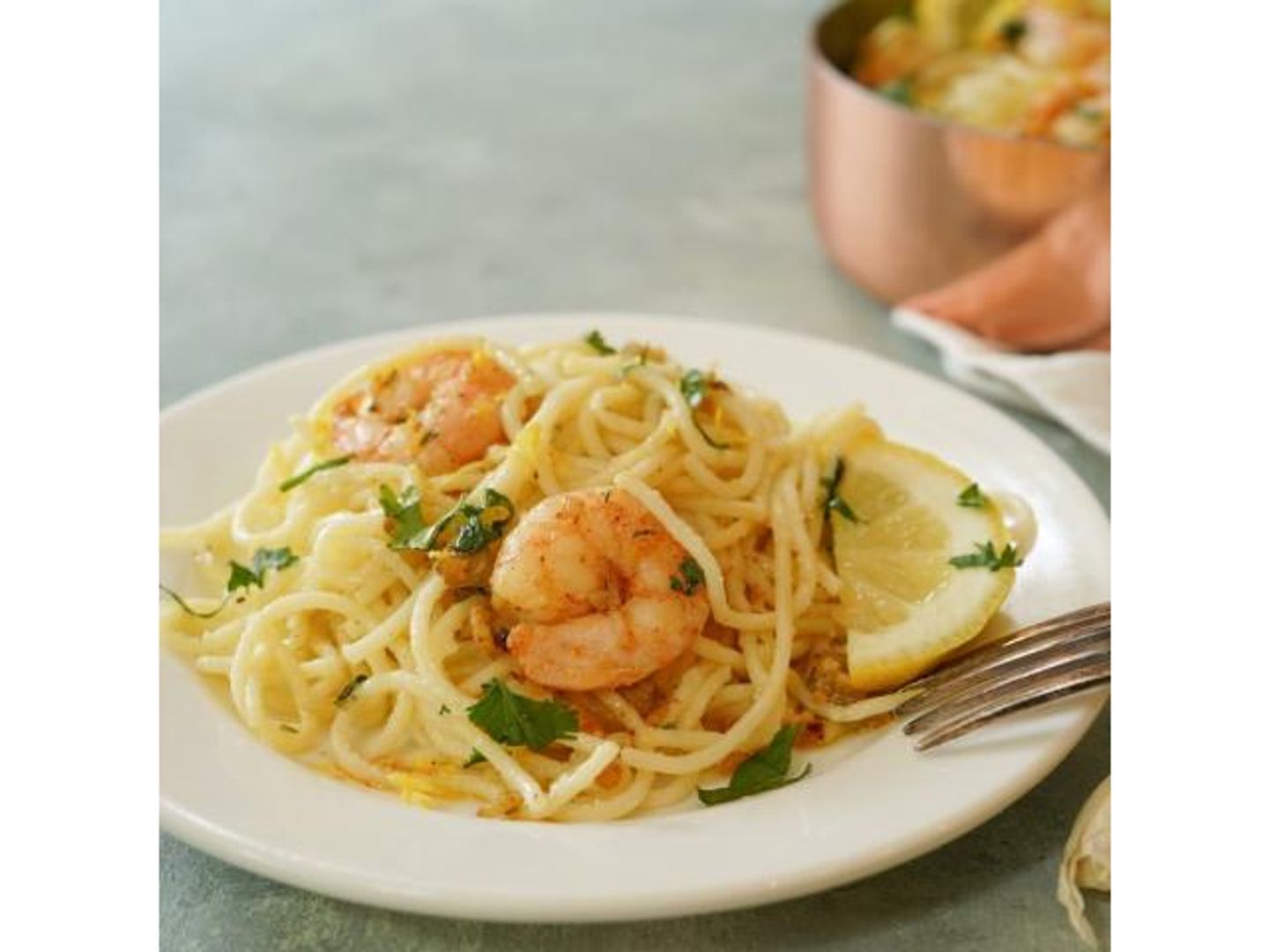 Garlic Sauce Shrimp Spaghetti - Small