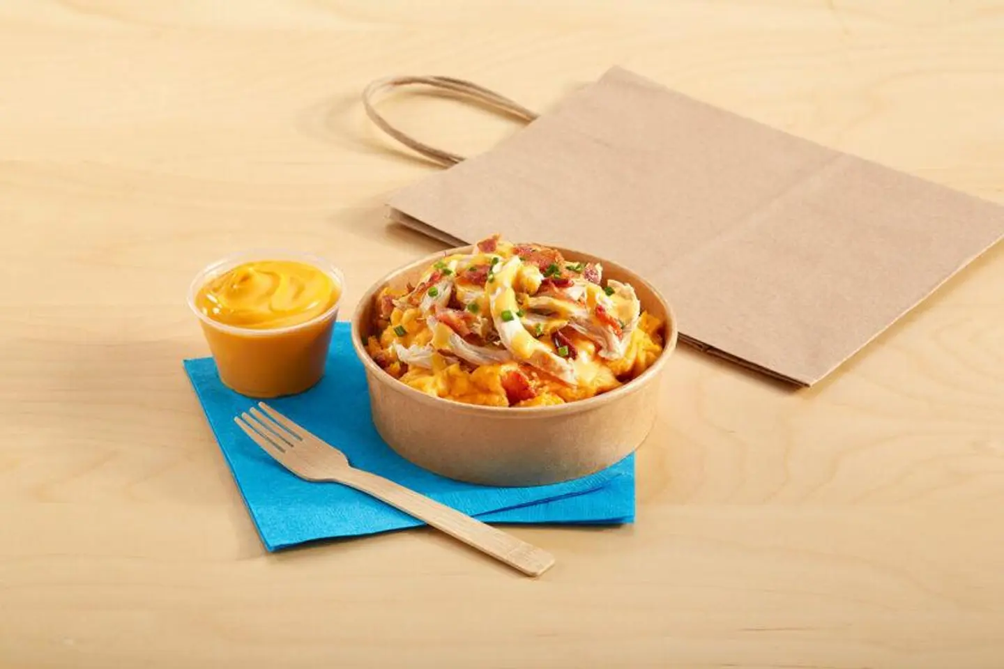 صحن بطاطس مع مسحب - صغير