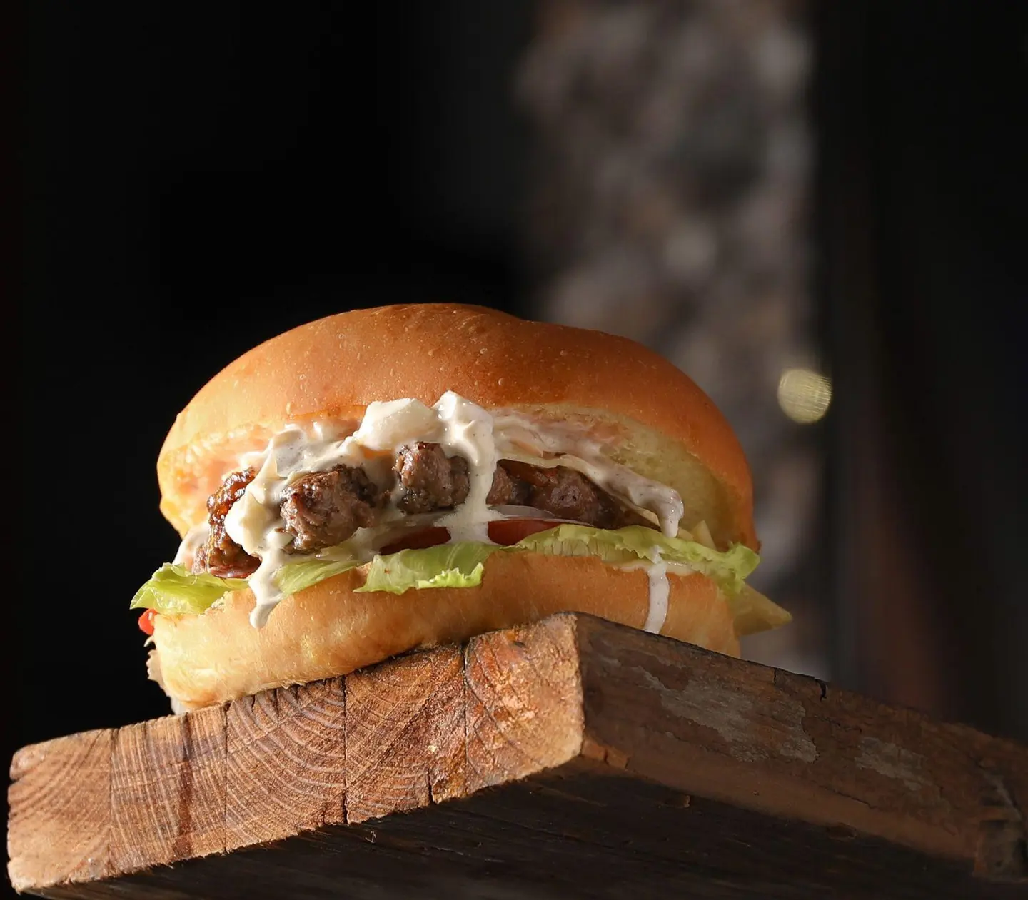 Mushroom Beef Burger - Sandwich