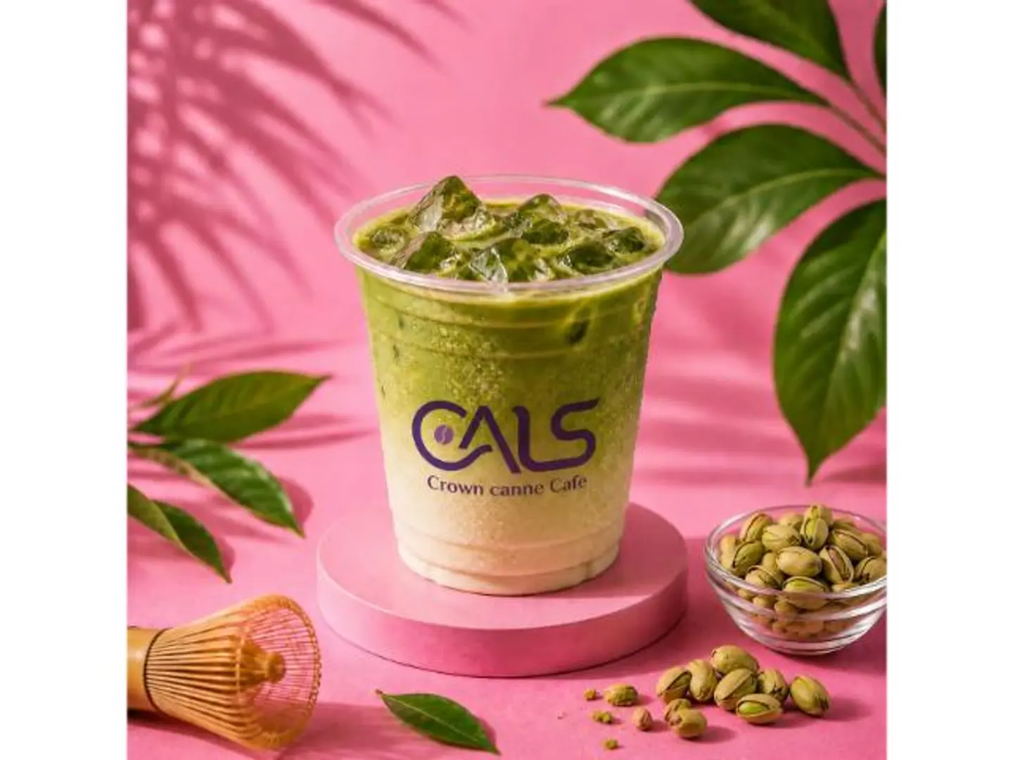 Iced Pistachio Latte - Medium
