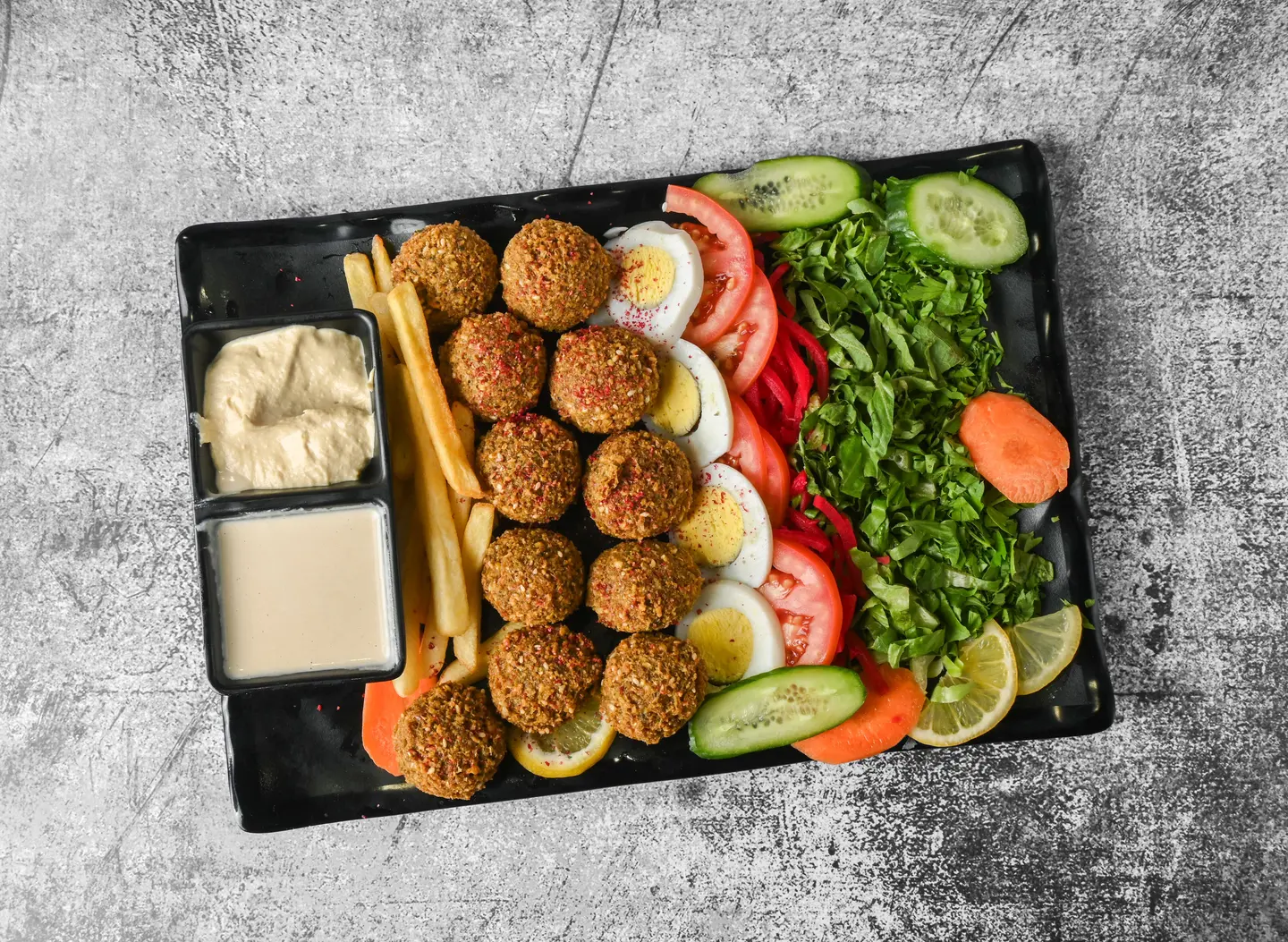 صحن فلافل - صغير