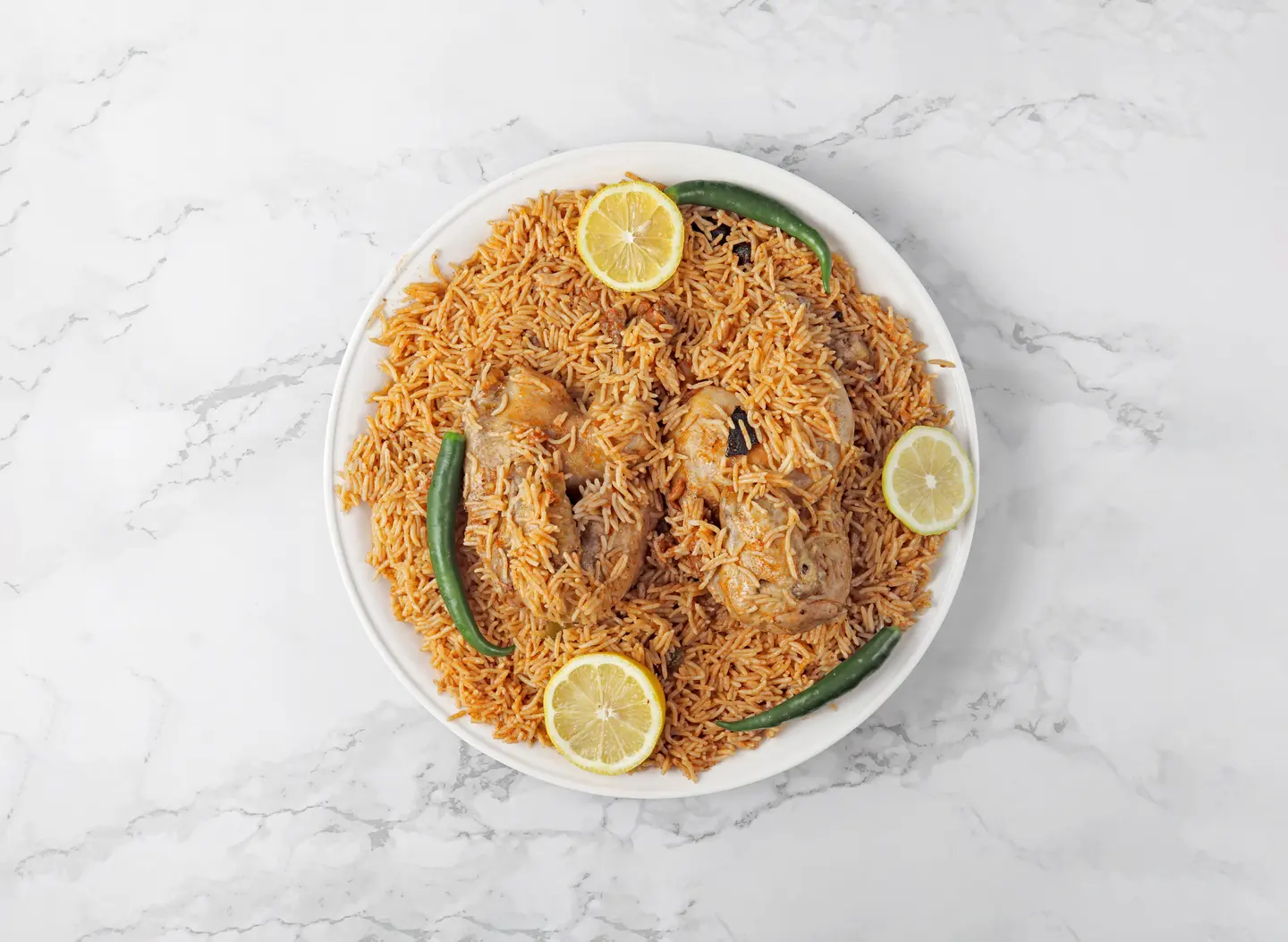 Madghout Chicken With Rice - Half A Chicken