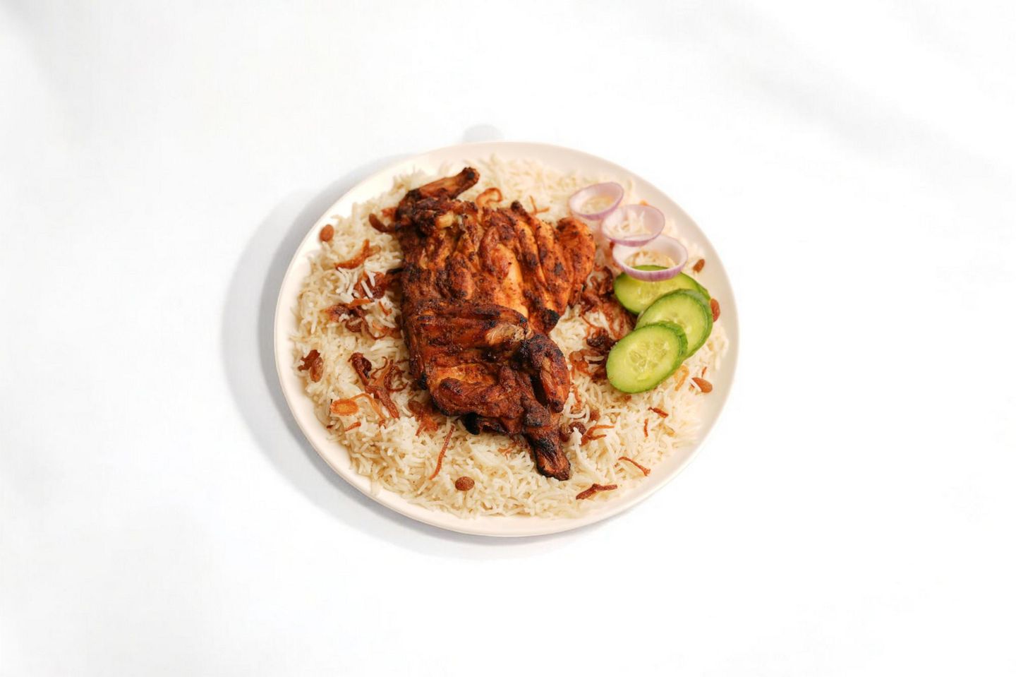 دجاج مظبي - نص حبة دجاج