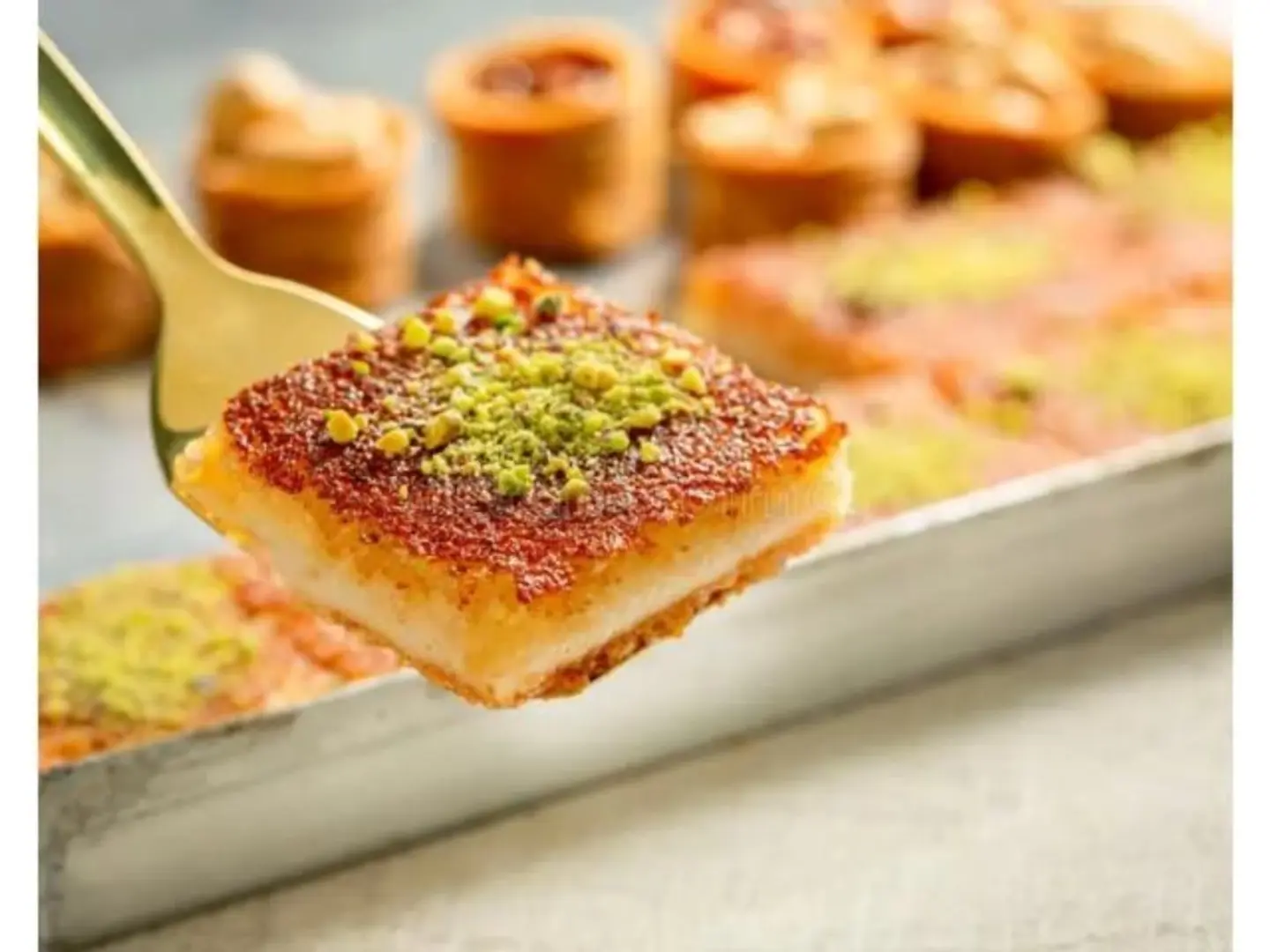 Basbousa With Cream - 1/4 Kilo