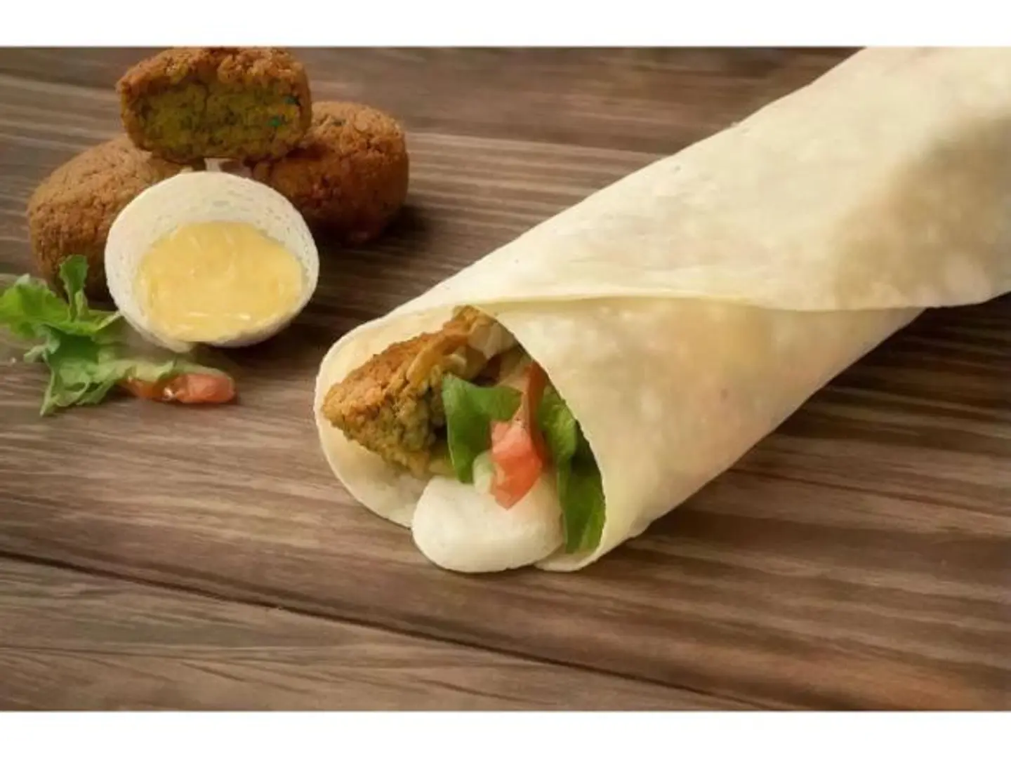 Falafel Sandwich With Egg - With Egg