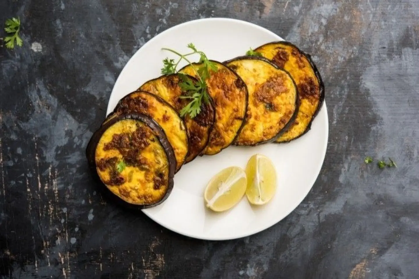 باذنجان مقلي - صغير