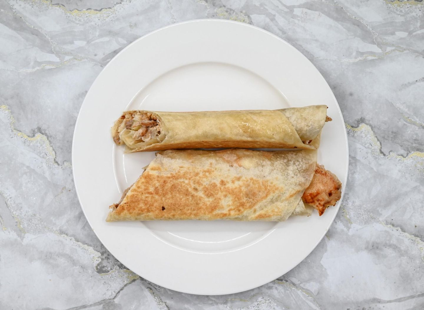 Large Chicken Shawarma Sandwich - Large Chicken Shawarma Sandwich With Cheese