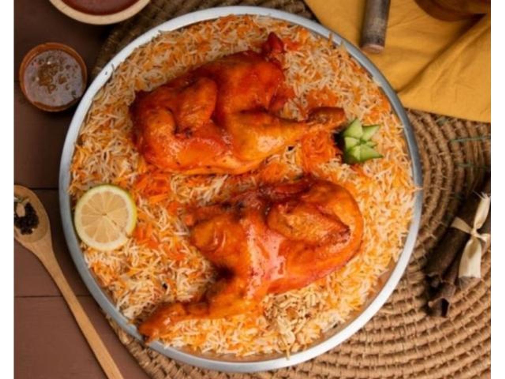 دجاج مظبي - ربع دجاجة