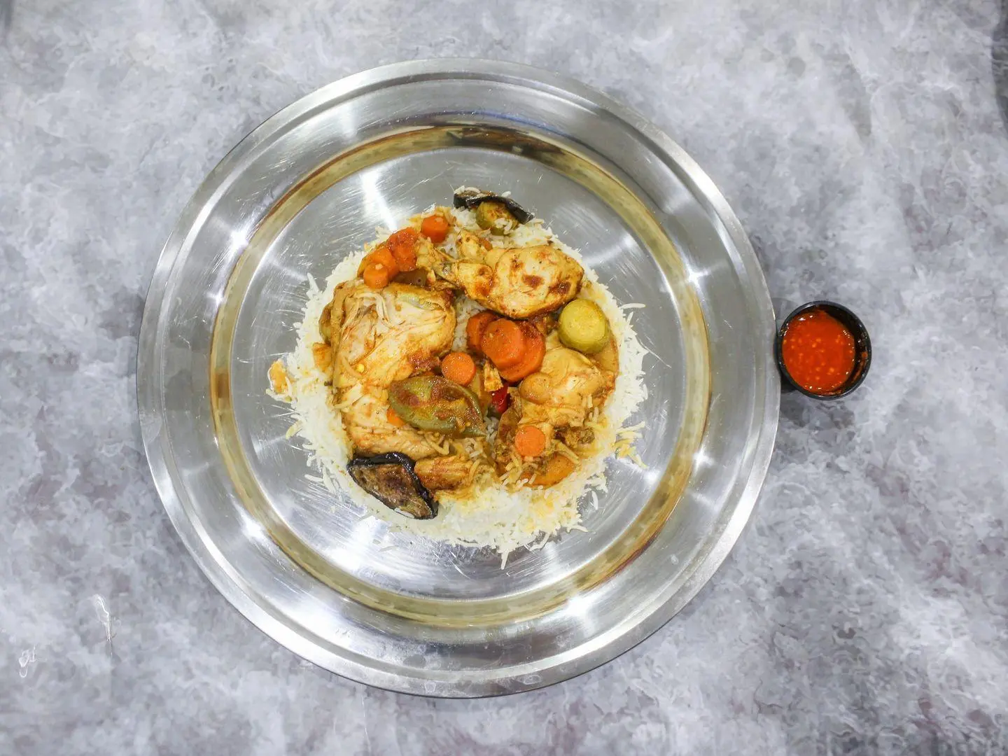 Maqluba Chicken - Half A Chicken
