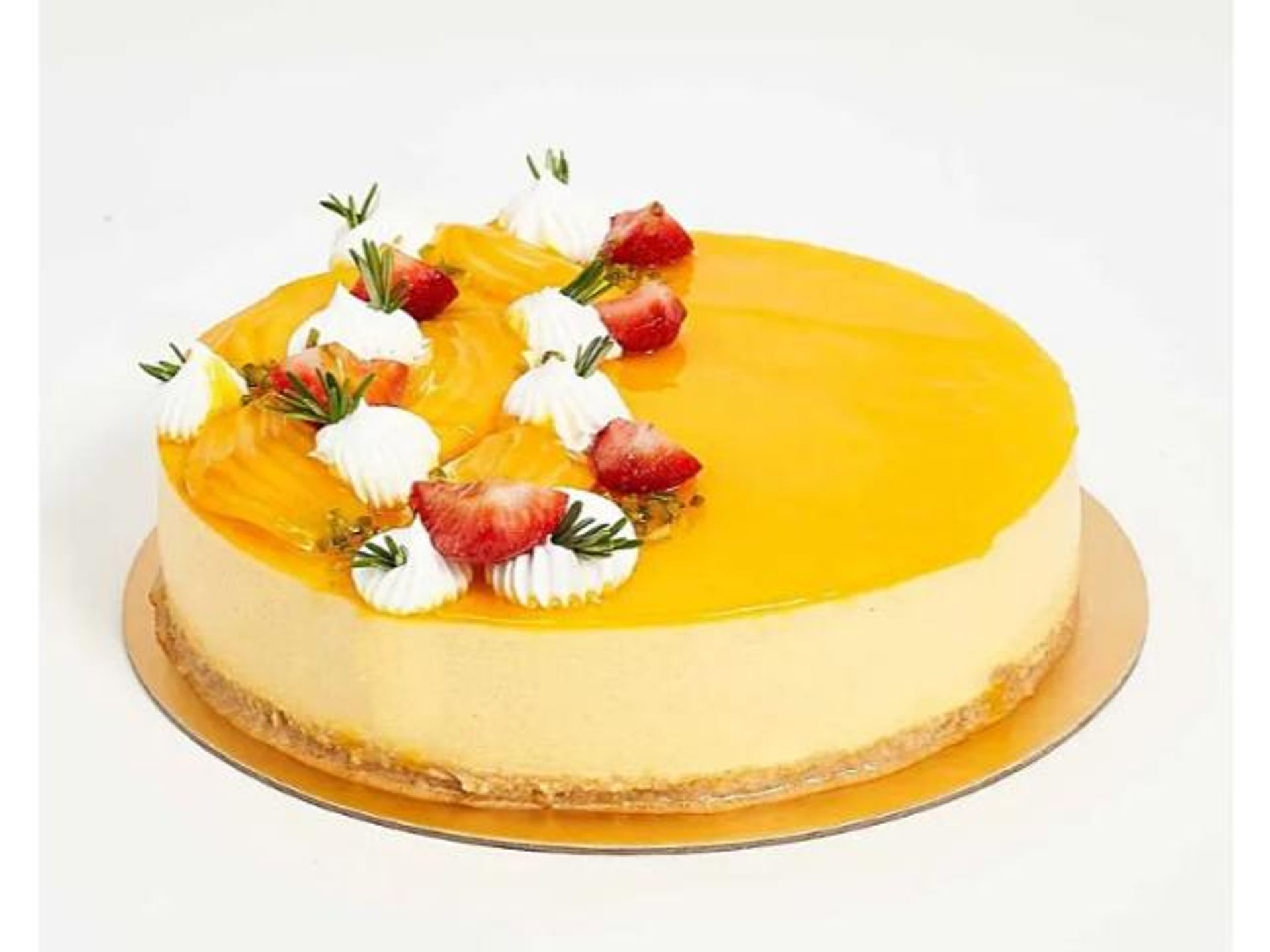 كيك المانجو بالتوت - صغير