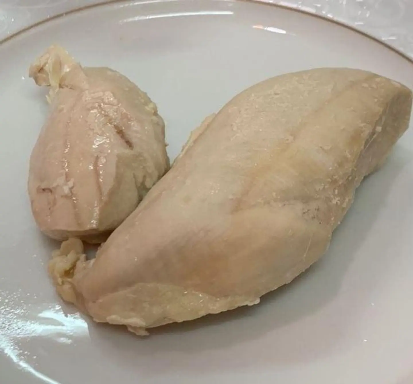Plain Boiled Chicken - Half A Chicken