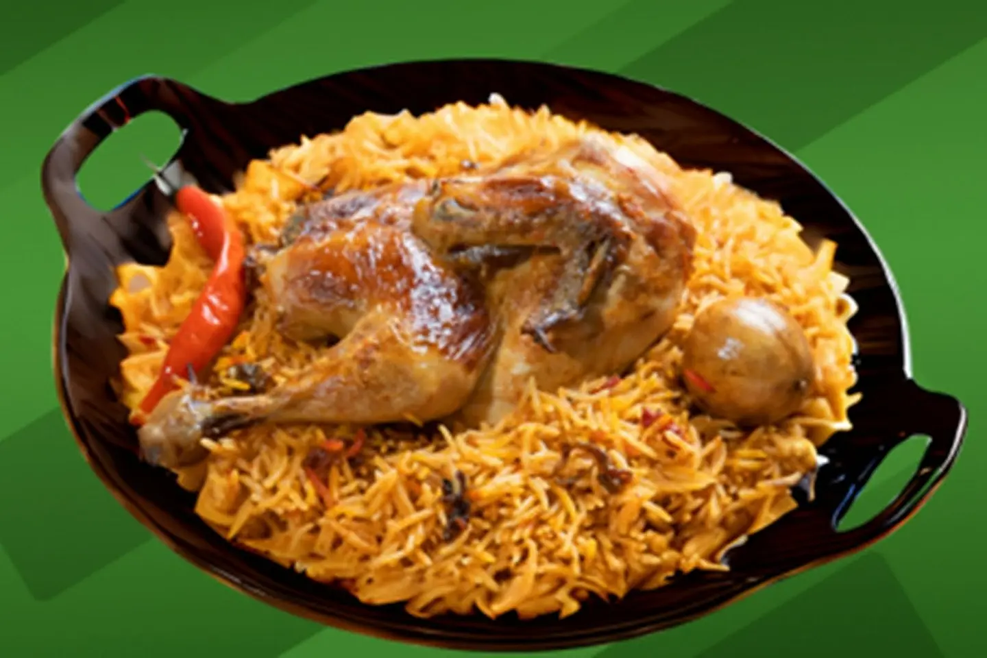 رز أحمر مع دجاج - نصف