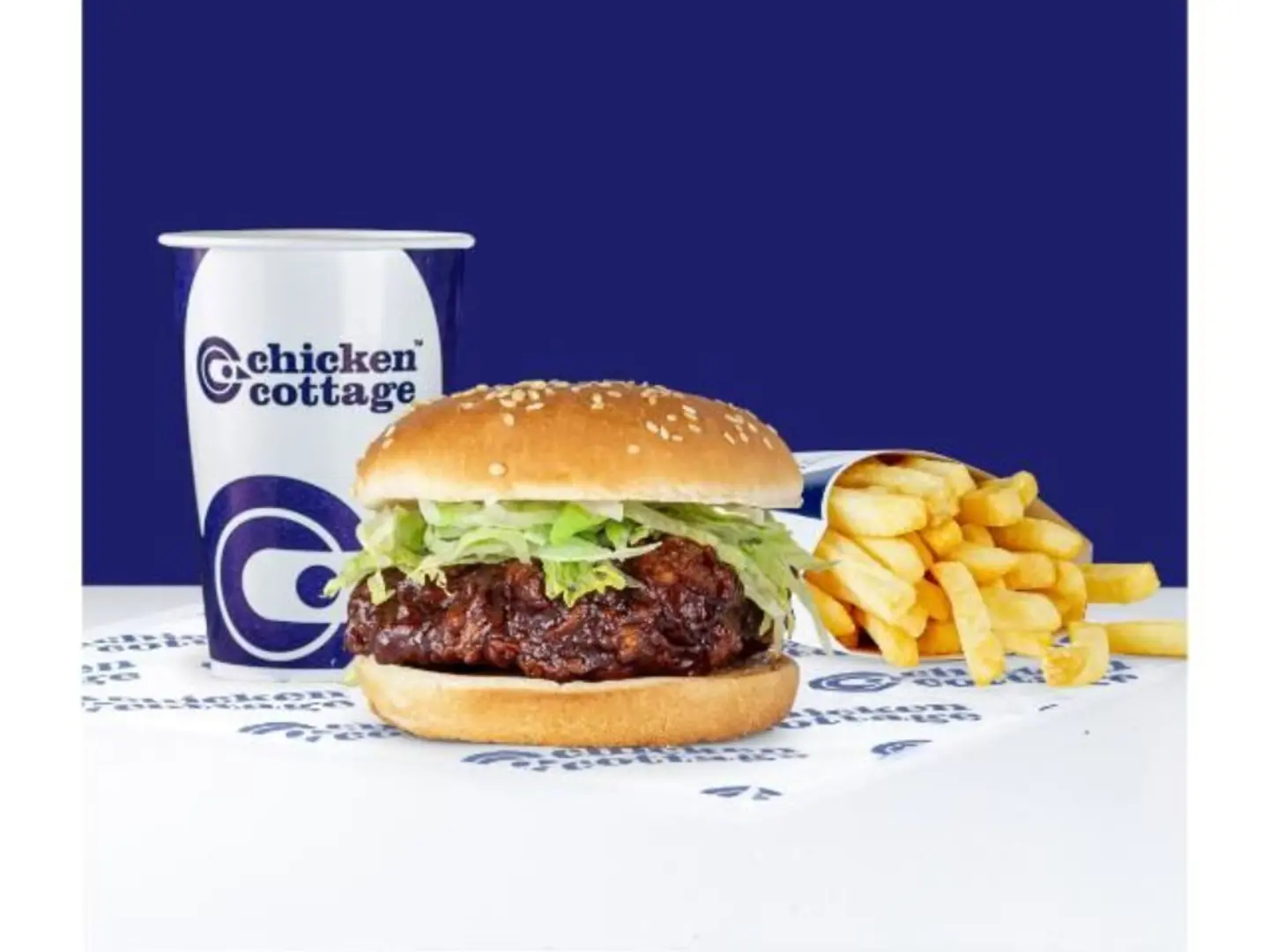 Bbq Chicken Burger Meal - Regular