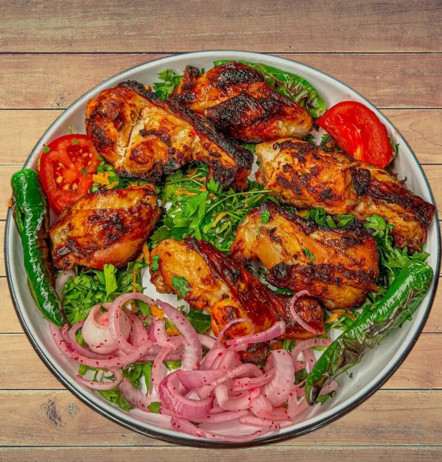 دجاج شيش بالعظم