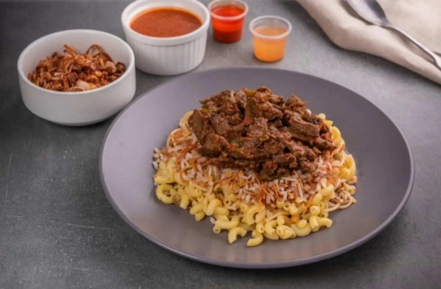 كشري كبدة - وسط