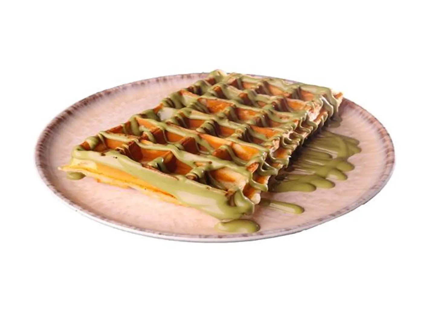 بيستاشو وافل - وسط