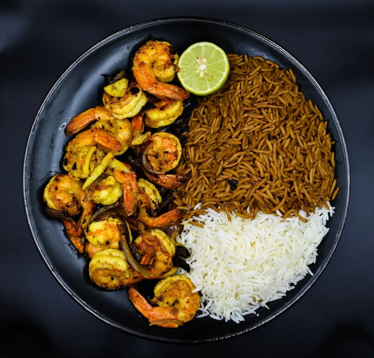 Saj Grilled Shrimp Meal - White Rice