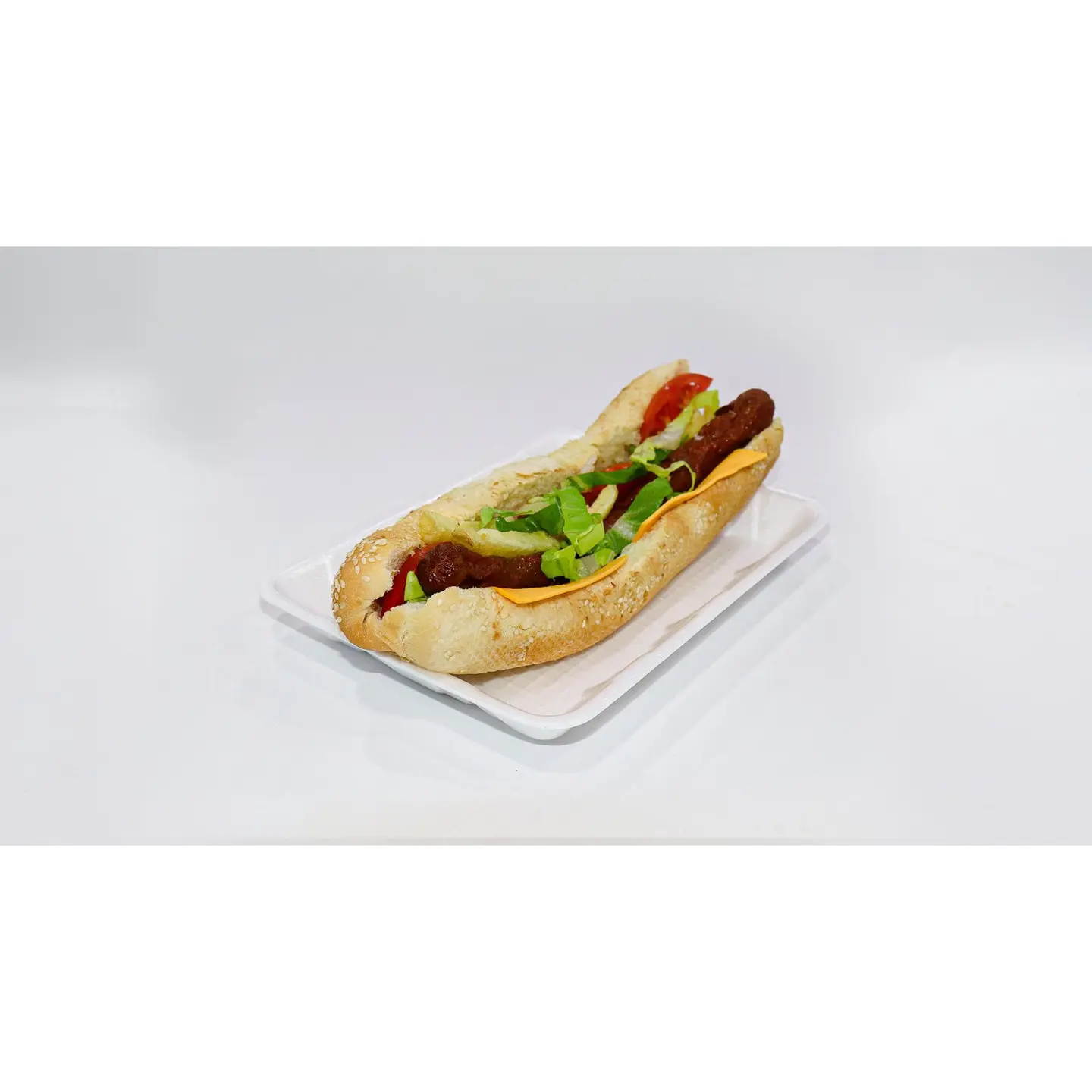 Hot Dog Sandwich With Regular Bread - Without Cheese