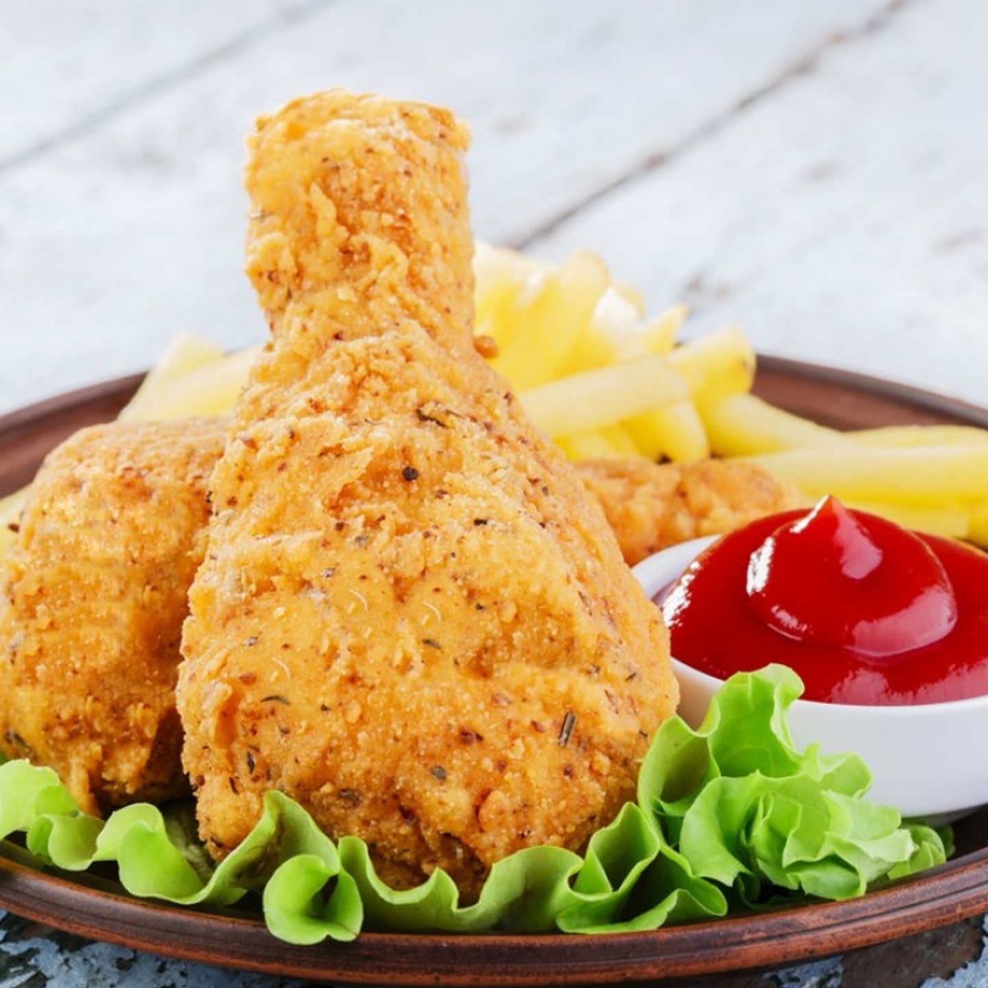 Plain Fried Chicken - Half A Chicken