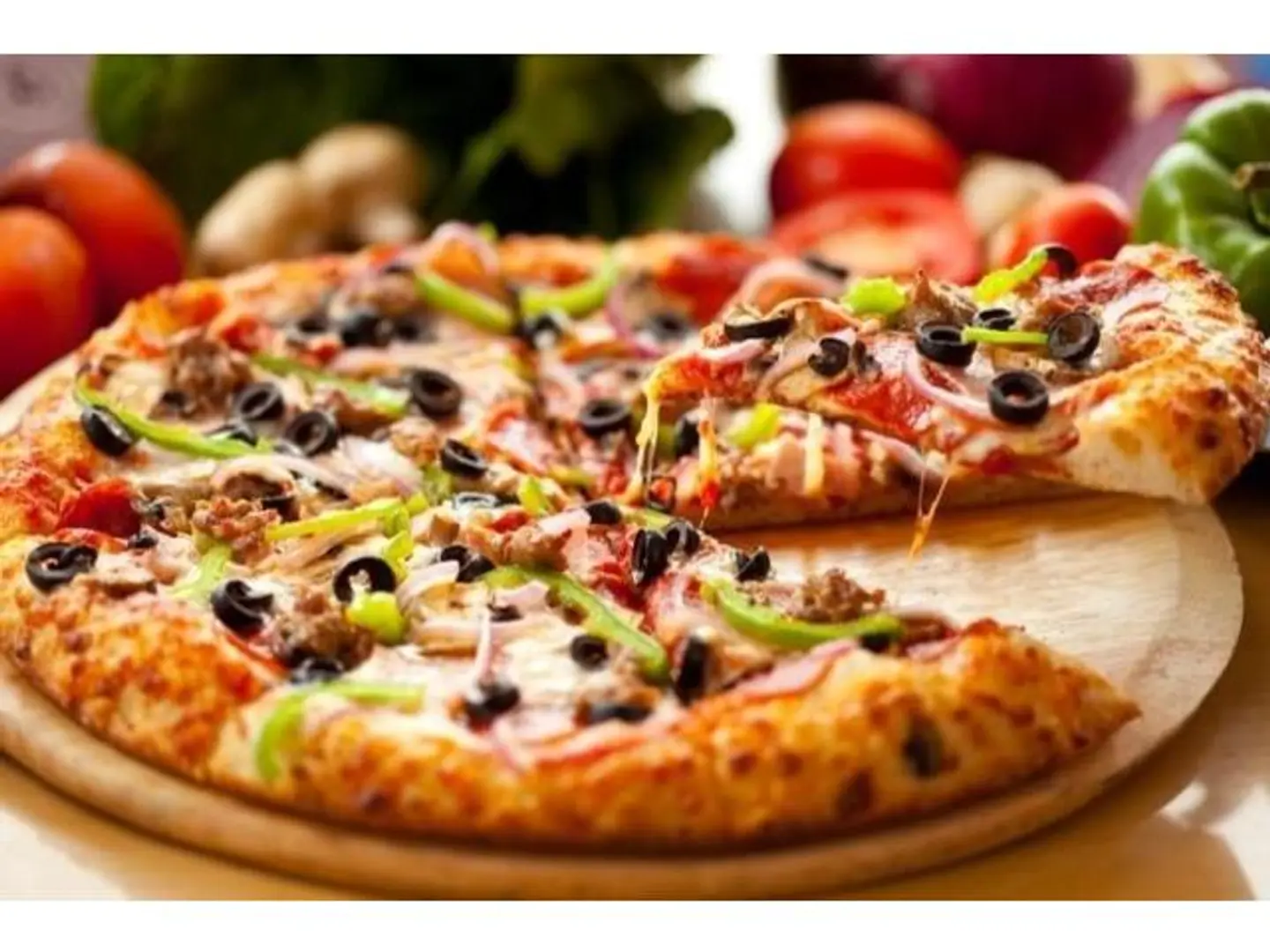Pepperoni And Vegetable Pizza - Small