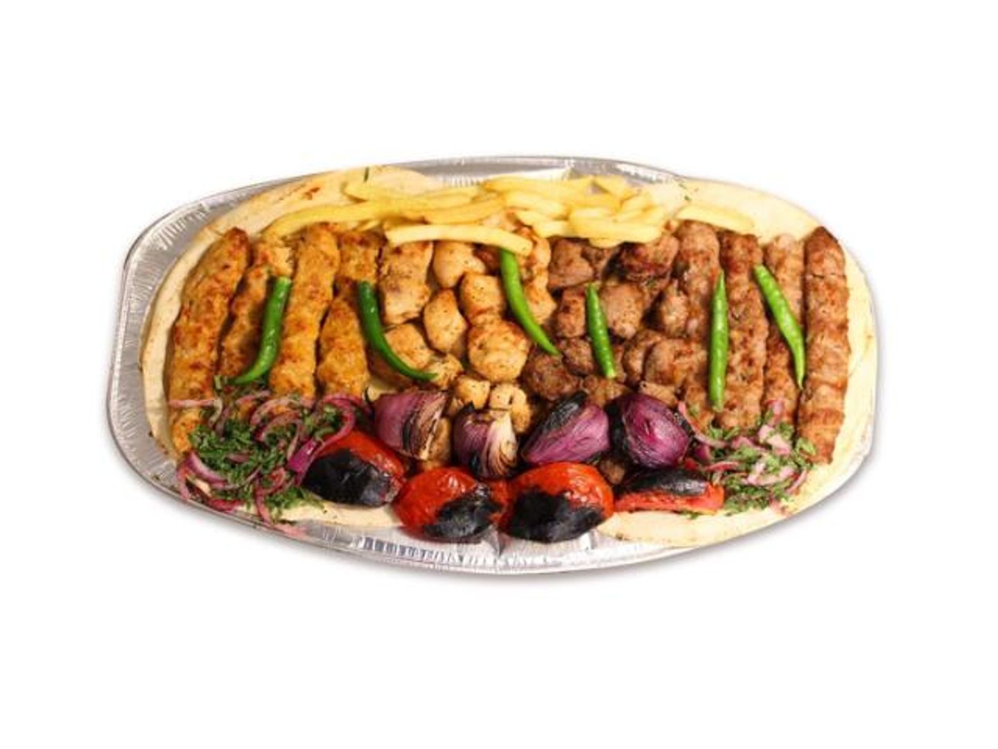 مشاوي مشكل دجاج مع رز - صغير