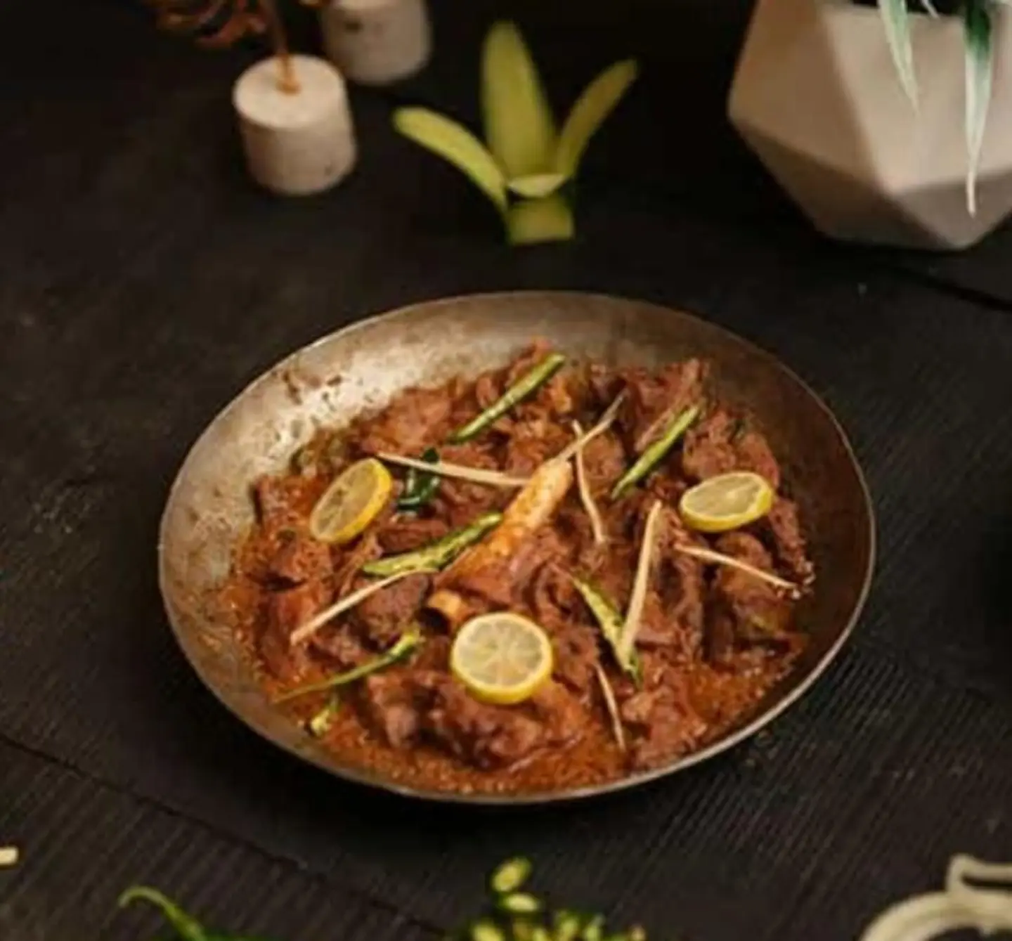 Mutton Shinwari Karahi - Half A Chicken