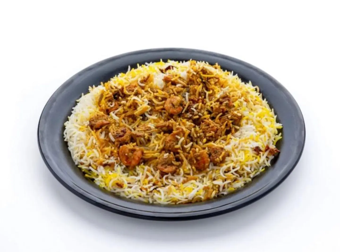 Prawn Biryani - Plate