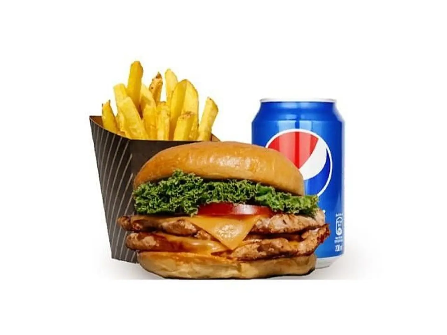 Double Chicken Burger - Regular