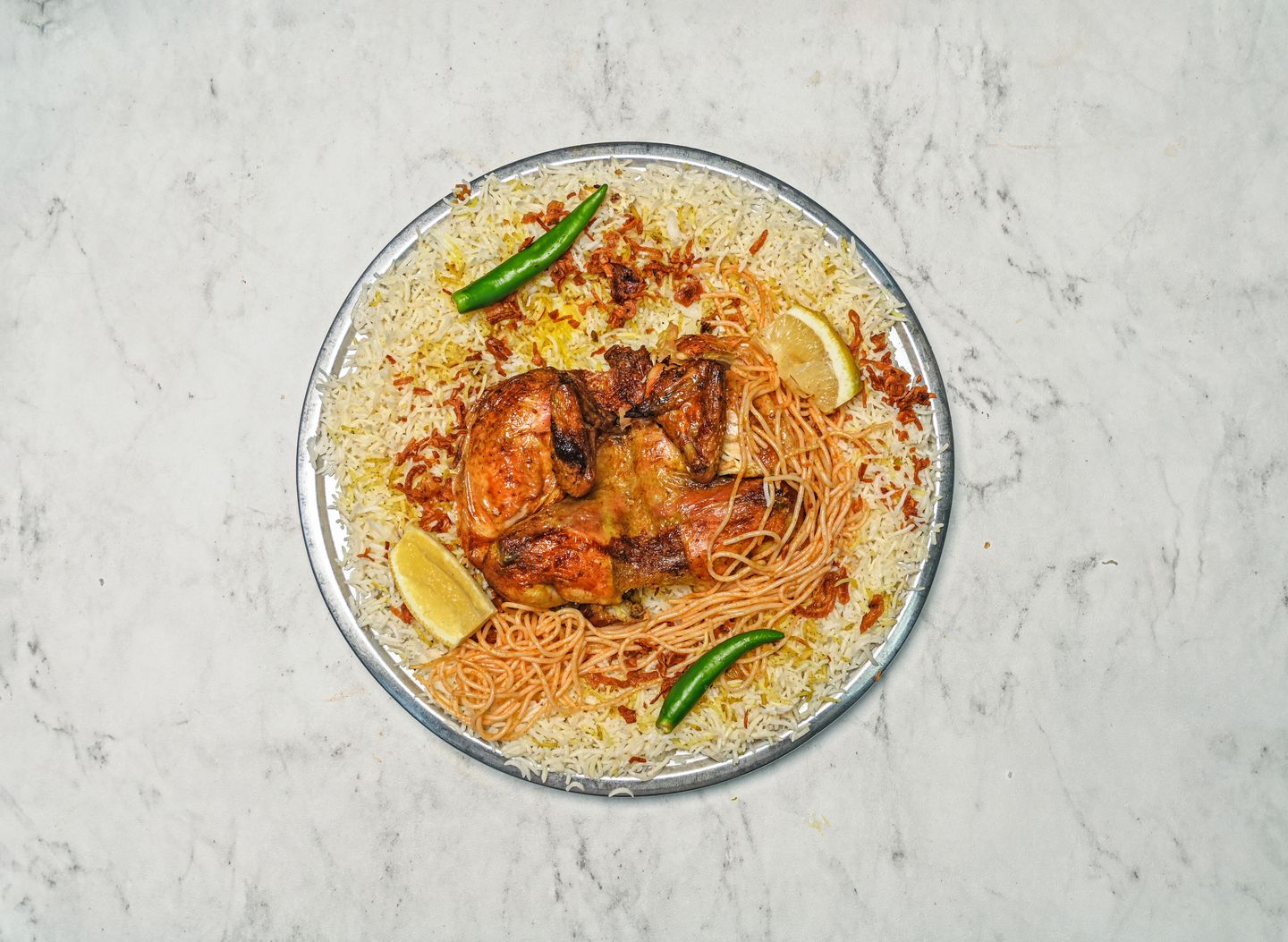 Grilled Chicken With Rice - Quarter Of A Chicken