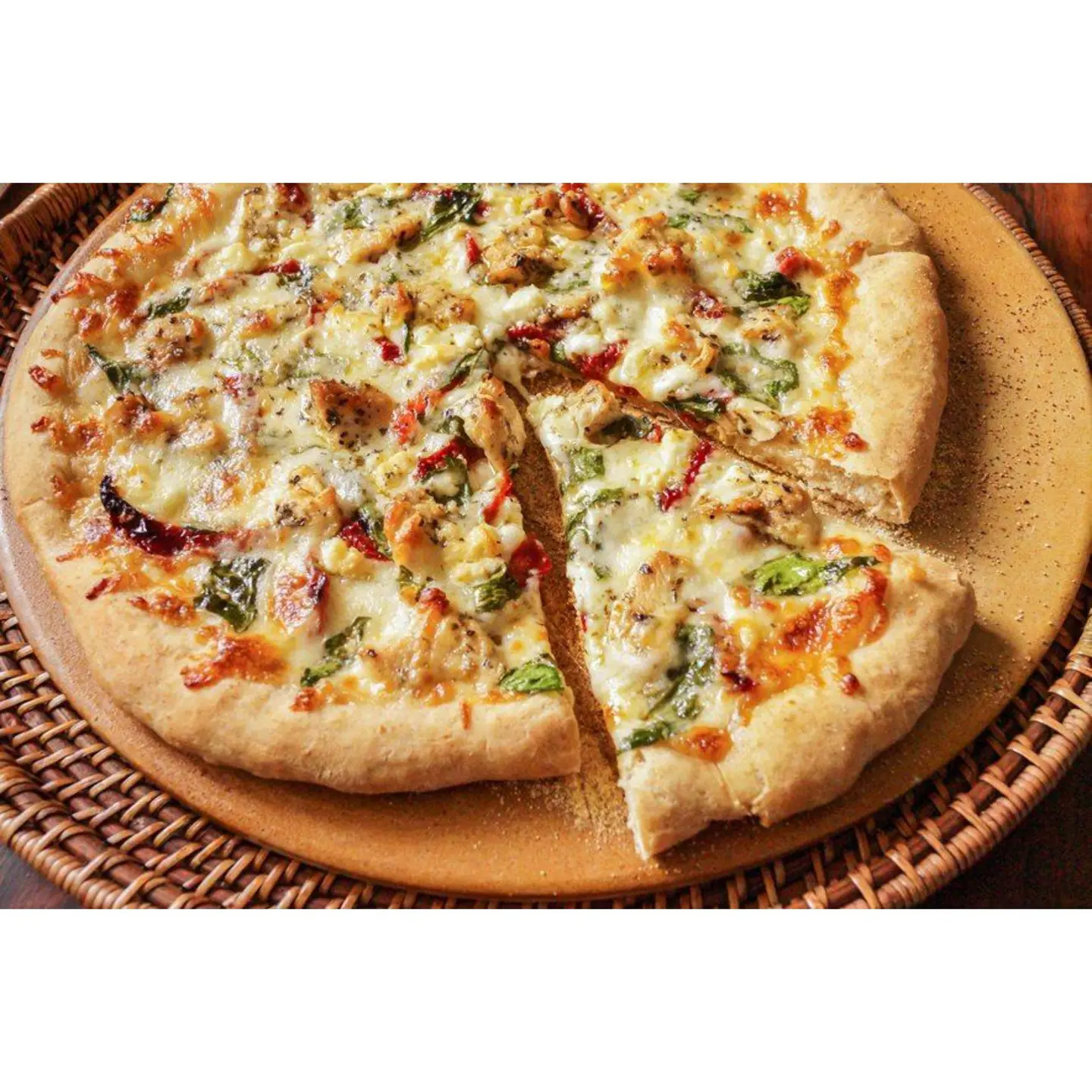 بيتزا دجاج مع جبن سائل - صغير