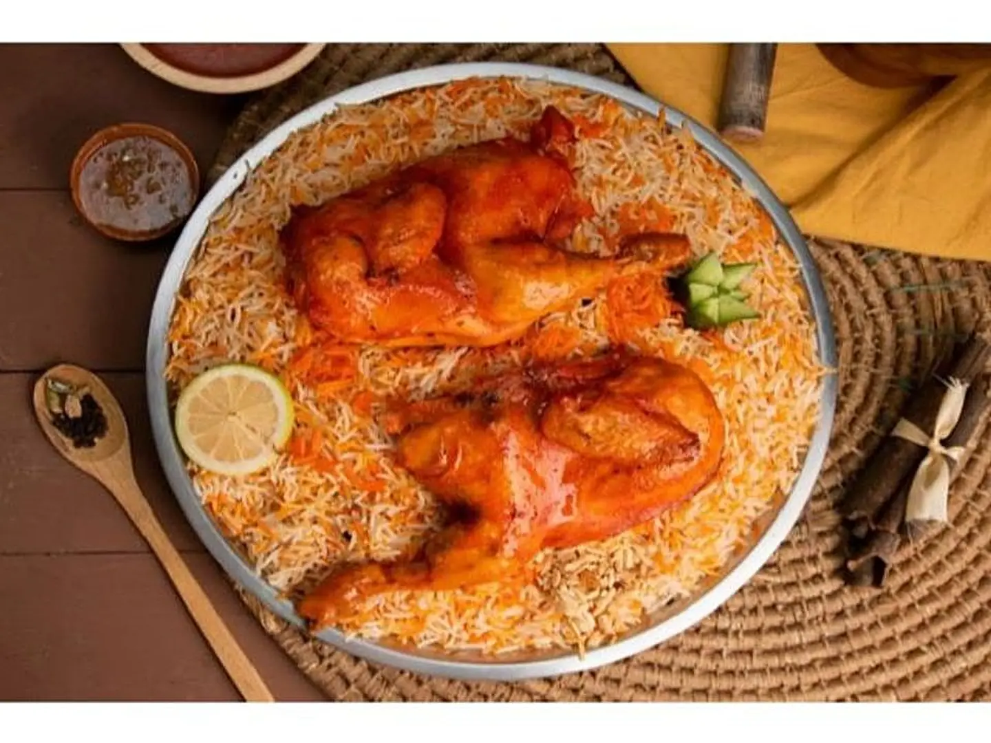 دجاج مندي - ربع دجاج